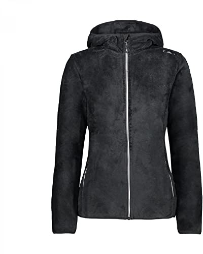 CMP Damen Damen-highloft-fleecejacke mit Fester Kapuze Jacket