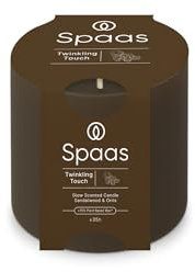 Spaas - Candela profumata Glow a 3 stoppini, 35 ore - Twinkling Touch