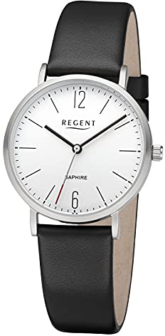Titanuhren Damen 32mm Lederband Regent F1318
