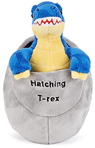 Zappi Co Plüschtier für Kinder, gefüllt, weich, kuschelig, Teil der Safari-Tier-Kollektion, perfekt für Kinder (10 cm Höhe) (Osterei, T-Rex-Dinosaurier)