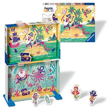 Ravensburger Pirate Adventure Puzzle & Play Childrens Toys And Games For Kids Ages 4 Years Up -2X 24 Piece Jigsaws