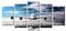 Airliner Airbus A380 Poster auf Leinwand, 101,6 x 50,8 cm