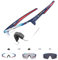 KAPVOE Selbsttönend Fahrradbrille Photochromatische UV400 Schutz Klar Sportsonnenbrille für Herren Damen Sport Radfahren MTB Radbrille Sportbrille Fahren Baseball Laufen Angeln Golf klar Blau 08