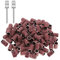 luoshaPUCY 100 Pezzi Nastri Abrasivi Manicure 180#, Ideale per Macchina Manicure Utensili Montati Teste di Molatura Cilindrica(2*Punta da Trapano per Unghie)