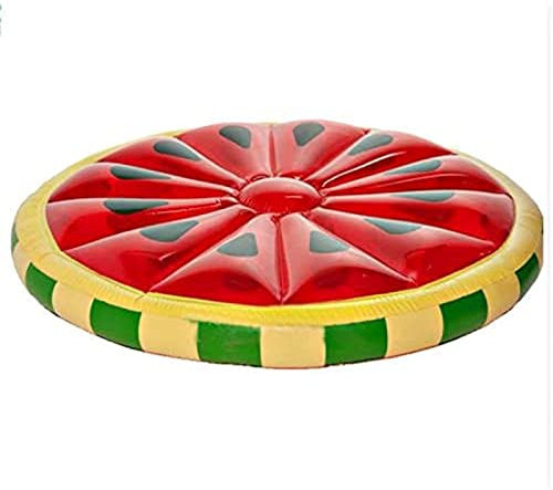 Großer Wassermelonen-Schwimmring, roter Aufsitz-Schwimmring für Erwachsene, schwimmende aufblasbare Matratze, riesiges Schwimmbett