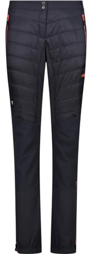 CMP - Hybride Damenhose, Anthrazit-Rot Fluo, XL