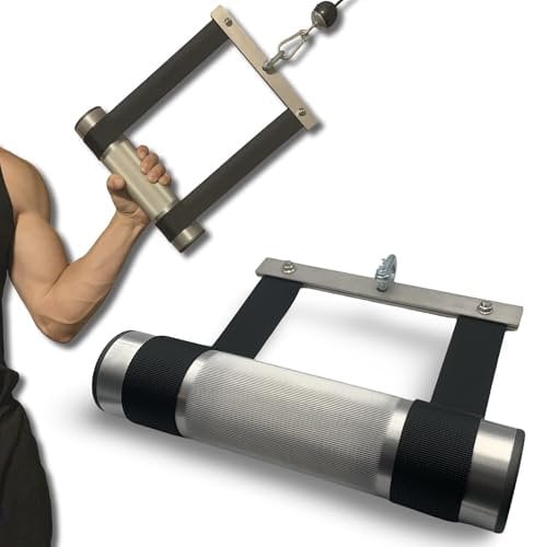 Armwrestling Wrist Roller I Trainingsgerät für Kabelzug I Made in Germany (Fat ø 60 mm)