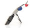 Qpractiko - Tire-bouchon Professionnel à Spirale en Téflon | Tire Bouchon Vin Drapeau France | Ouvre Bouteille de Vin, Coupe Capsule | Tire Bouchon Sommelier | Acier Inoxydable, 12x3 cm