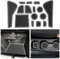 CDEFG Kompatibel mit Opel Corsa F 2020-2023 2024, Gummimatten Mittelkonsole Antirutschmatten rutschfest Becherhalter Gummi Matte Armlehne Corsa F Manuelle Bremse Zubehör (Weiß)