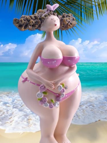 Pommerntraum ® | Sammlerfigur Dekorationsfigur Maritime Badenixe mollige Dame üppige Nana Rubenslady Rubensfigur (Daniela)