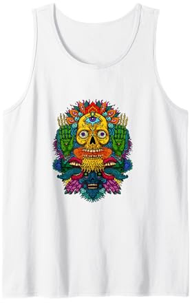 Fantastische DMT-Designs für Ayahuasca-Liebhaber im Schamanenstil Tank Top
