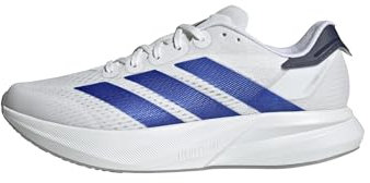 adidas Duramo Speed 2 Running Shoes, Zapatillas para Correr Hombre, Cloud White/Lucid Blue/Dark Blue, 42 2/3 EU