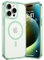 TORRAS for iPhone 15 Pro Max Case with MagSafe, 12FT Military Grade Shockproof, 20W Safe & Fast Charging, Titanium Action Button, Magnetic Protective for iPhone 15 Pro Max Cover, Light Green