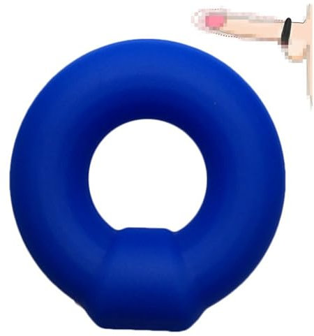 Allenamento in Silicone Bracciale da Allenamento Flessibilità àn`éllo Sportivo D`icḳ Rinḡ Enhancḙ çó-çkrîng Design Semplice per Uomo pÈn-È Ḉ-oḈk ríng Flessibile Resistente ZGY725.