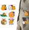 WERIGONI 6Stück Niedliche Capybara-Capybara-Brosche Anstecker pin,Enamel pin Pins & Anstecker Brosche,Süße Brosche