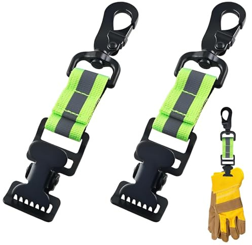 pcsfoe Handschuhhalter Feuerwehr 2 Stück Halter Clip Für Handschuhe Helm | Robustes Material, Einfache Montage, Vielseitig Einsetzbar, Platzsparendes Design