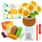 Lonsien Häkeln für Anfänger Sonnenblume Häkelset Kinder Komplett Stricken für Anfänger Set Amigurumi set für Kinder Erwachsene DIY mit Häkelnadeln Garn mit Schritt-für-Schritt Videoanleitungen