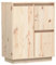 HEFZGDB Sideboard 60x34x75 cm Massivholz Kiefer Sidebord Barschrank Flurschrank Vorratsschrank Küche für Café Dessert Shop Speisesaal Wohnstube