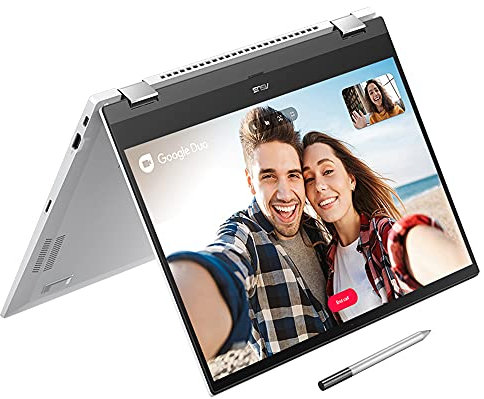 ASUS Chromebook Flip CX5500FEA 15.6 Full HD Touchscreen Laptop (Intel Core i5-1135G7, 8G RAM, 256 GB M.2 NVMe SSD, Chrome OS, Backlit Keyboard) Includes Stylus Pen (Renewed)
