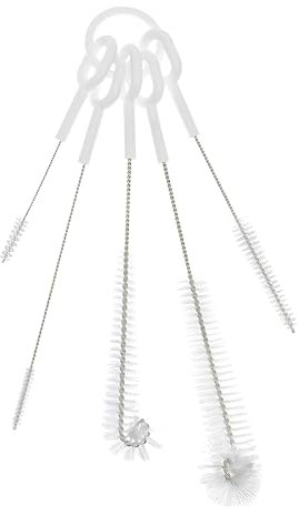 5 Pcs Bottle Brush Set - Straw Cleaner Brush for Baby Bottle & Narrow Neck Bottles - Pipe Cleaners for Teapot Spouts & Drinking Straws
