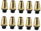 HOLIDYOYO 10 Pack Chandelier Wire Buckles Cable Crimps Ceiling Light Strain Relief Clamps Iron Material Easy Install for DIY Lighting Fixtures