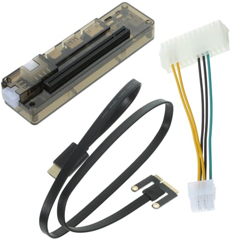 NUOBESTY Externe Laptop Grafikkarten Dockingstation mit Pci-e X16 Schnittstelle und Mehreren Eingängen Tragbares Grafikdock für Professionelle Gamer und Notebook Nutzung Zufälliger Stil
