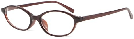 YAMEIZE Blaulichtfilter Brille Ovale für Damen Herren Retro Klein Katzenauge Blaulichtfilter Computerbrille Anti Blaulicht Brille für Handy PC Gaming