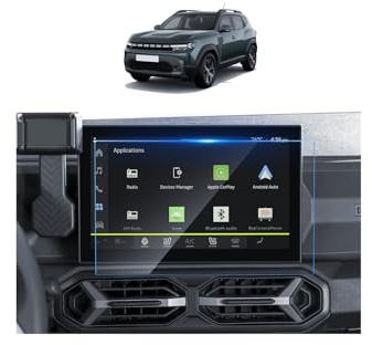 SKTU Screen Protector for Dacia Duster 3 2024 2025 2026, Navigation Screen Protector for Duster III Accessories, 9H Tempered Glass Screen Protector (10.1 Inches)