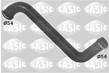 Sasic 3334016 Durit Wärmetauscher Air Eingang