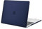 MOSISO Cover Compatibile con Macbook Pro 15 Custodia 2019 2018 2017 2016 Rilascio A1990 A1707 con Touch Bar e Touch ID, Plastica Rigida Case,Navy Blu