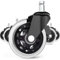 Office Chair Caster Wheels Set of 5 Heavy Duty & Safe for All Floors Including Hardwood 3 Rubber Replacement for Desk Floor Mats