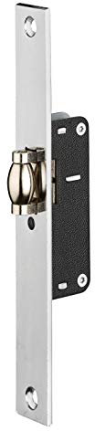 THIRARD - Serrure Encastrable à Rouleau pour Porte Battante - Bouts Carrés - Coffre Acier Zingué - Têtière Acier Nickelé Chromé - Verrouillage Efficace - Gris