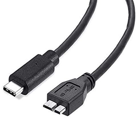 USB C to Micro USB Cable - Compatible with Western Digital, WD, Seagate, Lacie, Samsung, Sandisk, Toshiba, Transcend External Portable Hard Drive, Mobile, Camera - Type C 3.1 to Micro B 3.0 (1M)