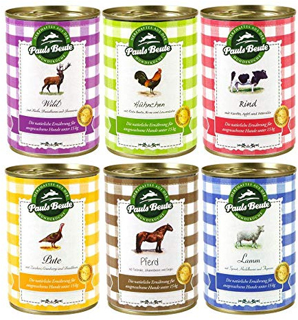 Pauls Beute Sparpaket, 6 Dosen a 400g