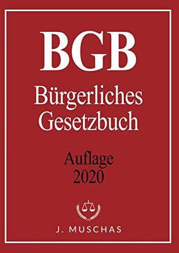 BGB: Bürgerliches Gesetzbuch I Aktuelle Auflage 2020