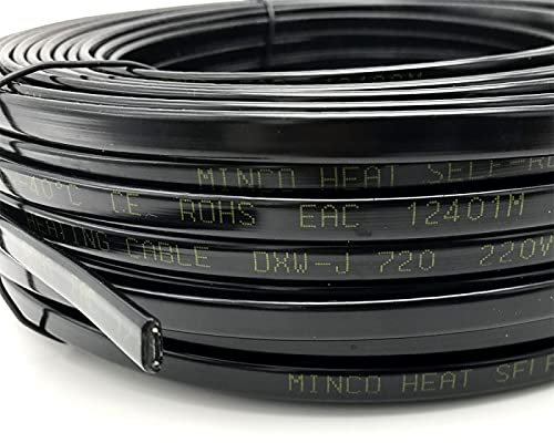 Self-Regulating Heating Tape Snow Melting Drain Water Pipe Freeze Protection Heat Cable