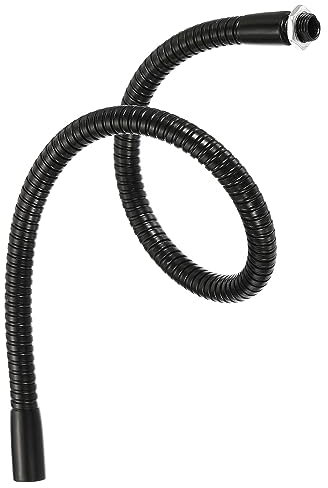PATIKIL 40cm/15.7 Mikrofon Schwanenhals M10 Schlauch Flexibel Arm Verlängerung Schwarz