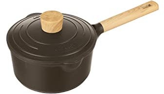 KASANOVA Casserole Antiadhésive Pot Art avec Couvercle Innovant – Plusieurs Couleurs, Compatible Induction, Idéale pour Ragoûts et Cuissons Longues (Noir, 18 Cm)