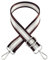 Wambere Verstellbarer Schultergurt Länge 80-130cm, 3.8cm Breiter Taschengurt,Ersatz Gurt für Handtaschen,Schulterriemen mit Karabiner,DIY Taschenzubehör,für Umhängetaschen,Braune Silberschnalle