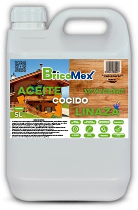 Aceite de Linaza Cocido | 100% Ecológico | Nutrición | Protección (25 LITROS)