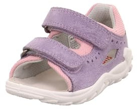 Superfit Mädchen Flow Sandale, Lila Rosa 8500, 24 EU Weit