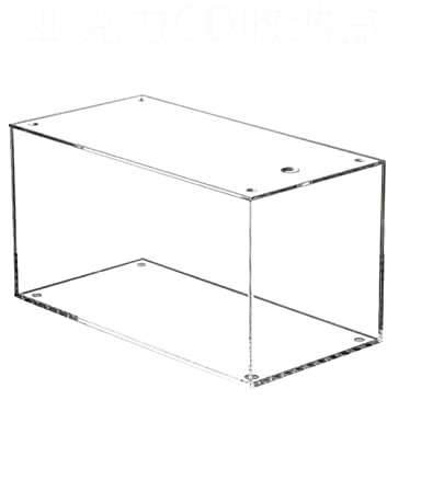 WAOCEO Schallplattenständer Acryl-CD-Aufbewahrungsbox, Heim-DVD-Aufbewahrung, Disc-Box, Album-Finishing-Aufbewahrungsbox-Rack CD Aufbewahrung Organizer