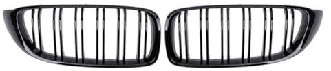 Kohlefaser-Auto-Kühlergrill, für B-MW 4er-Serie F32 F33 F36 M3 F80 M4 F82 12-18 glänzende Grills