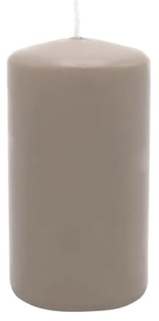 luterna Stumpenkerze aus Paraffin, Sand, WENZEL, 130/70 mm, Brenndauer ca. 61h, selbstverlöschend