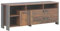 TV-Unterschrank Clif von Forte Old Wood Vintage/Betonoptik Dunkelgrau i