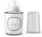 Baby Bottle Warmer, Warms Baby Feeds to Body Temperature in Minutes, Easy to Use, with Timer, Accurate Temp Control, Automatic Shut-Off, Warmer for All Bottles, White Cover
