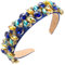 scicent Haarreif Strass-Stirnbänder Glitzernde Kristall Stirnband Barock Schmuck-Haarreifen Breites Haarband Glitzer Glitzernder Haarbänder für Damen Mädchen Mode Haarschmuck - 27620