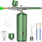 Kit aérographe avec compresseur, pistolet à air rechargeable sans fil non obstruant pour ongles, peinture, tatouage, maquillage, peinture, décoration de gâteau, aérographe haute pression avec buse de
