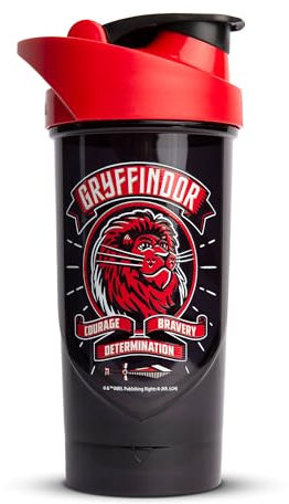 Shieldmixer Hero Pro Gryffondor Classic Shaker Gourde de fitness sans BPA Noir 700 ml
