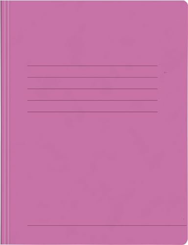 Papiertiger Schnellhefter aus Karton/Pappe für Schule und Büro extrastark (Pressspankarton, pink, 25er Pack)